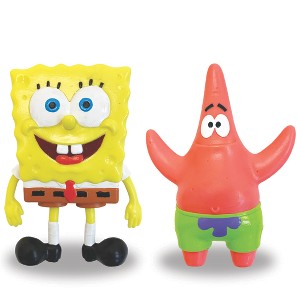 FleXfigs: SpongeBob & Patrick- 2 Character Pack - Ages 3+ - 1 of 4