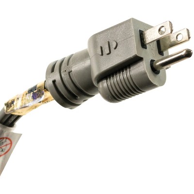 Certified Appliance 15-Amp Gray Straight Plug Power Cord, 6ft