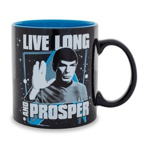 Silver Buffalo Star Trek: The Original Series Spock "Live Long and Prosper" Ceramic Mug - 1 of 4