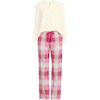Lands' End Women's Petite Knit 2 Piece Pajama Set - Long Sleeve Top and Pants - 3 of 4
