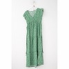 Maternity Dress  Casual Ruffle Hem Mini Dress Flowy Boho Long Dresses - 3 of 4