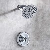 PROOX Single-Handle 6-Spray Shower Faucet with 6 Inch High Pressure Rain Shower Head in Chrome (Valve Included) - 2 of 4