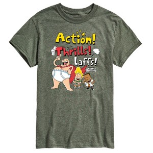 Men's - Captain Underpants - Action, Thrills, & Laffs Short Sleeve Graphic T-Shirt - 1 of 4