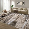 Abstract Machine Washable Rug with Rubber Backing for Living Room Modern Non-Slip Area Rug Easy-Cleaning Floor Carpet for Bedroom Dining Room - 3 of 4