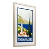 Stupell Industries Italian Lakes Retro Scenery Framed Print Under Glass - 2 of 4