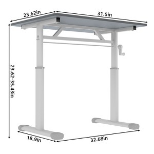 Anybear Study Desk for Kids & Adults, Height-Adjustable, Multi-Purpose Desk, Compact Design, 31.5 x 23.62 x 35.43" - 1 of 4