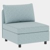 NicBex Modular 129" L Shape Sectional Sofa Sleeper Couch Set with Storage Space for Living Room - 4 of 4