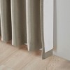 Twist Tab Total Blackout Window Curtain Panel White 50x95" Blackout - 3 of 4