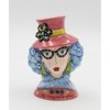 Kevins Gift Shoppe Ceramic Blue Hair Dollymama Vase and Makeup Brush Holder - image 2 of 3