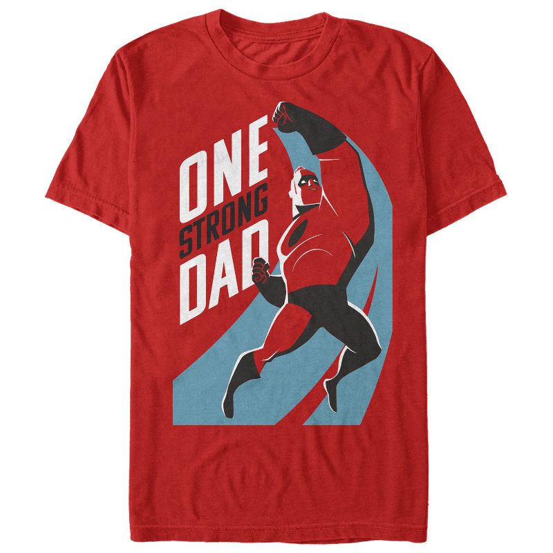 Men's The Incredibles 2 One Strong Dad T-Shirt, 1 of 5