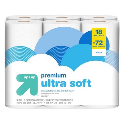 Premium Ultra Soft Toilet Paper - 18 Rolls - up&up&trade;