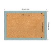 Amanti Art Sky Blue Rustic Wood Framed Corkboard, Natural Cork - 4 of 4