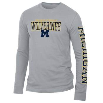 NCAA Michigan Wolverines Men's Long Sleeve T-Shirt