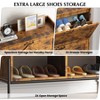 Garvee Shoe Cabinet with 2 Flip Drawers,Freestanding Shoe Storage Cabinet Organizer for Entryway,Dry & Wet Separation Shoe Organizer with Metal Legs - 3 of 4