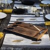 NCAA West Virginia Mountaineers Delio Acacia Wood Cheese Cutting Board and Tool Set - 3 of 4