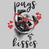 Men's Lost Gods Pugs and Kisses T-Shirt - image 2 of 4