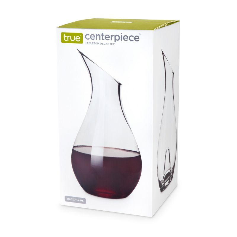 Centerpiece: Tabletop Decanter, Clear Finish by True, 5 of 6