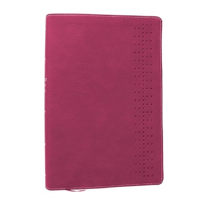 Student Study Bible: A Guide to Knowing and Living God's Word (Nkjv, Pink Leathersoft, Red Letter, Comfort Print) - by  Thomas Nelson (Leather Bound)