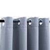 Blackout Curtains with Rings 2 pcs Gray 37"x63" Fabric - 3 of 4