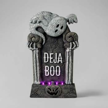 Light Up Deja BOO Foam Halloween Decorative Tombstone - Hyde & EEK! Boutique™