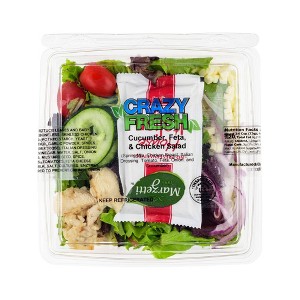 Crazy Fresh Cucumber, Feta, & Chicken Salad with Italian Dressing - 8oz - 1 of 3
