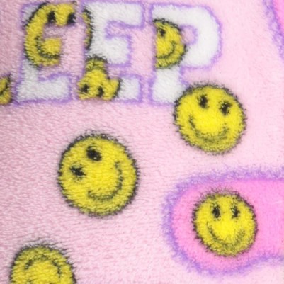 pink - sleep smiley