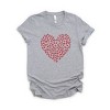 Simply Sage Market Women' Valentine Leopard Heart Short Sleeve Graphic Tee - 3 of 4