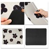 Unique Bargains Flower Dish Drying Mat Beige Black 19.69"x15.75" 1 Pc - 3 of 4