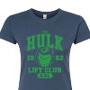 Women's - Marvel - Hulk Lift Club Fitted Graphic T-Shirt - 2 of 3