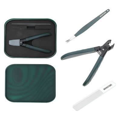Unique Bargains Splash-proof Nail Clipper Kit 3-piece Set