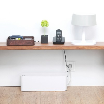 White Flame Retardant Plastic Cable Management Box