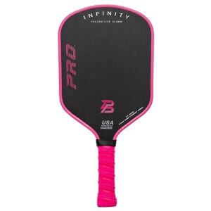 PBPRO 16'' Infinity Falcon Lite 16.0 Raw Carbon Fiber Paddle Wide Body Pickleball Paddle - Pink - 1 of 4