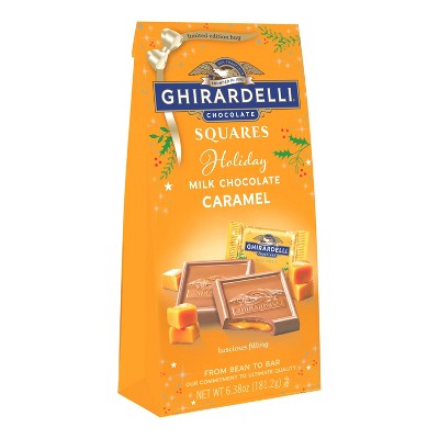 Ghirardelli Holiday Milk Chocolate Caramel Squares - 6.38oz