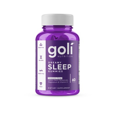 Goli Nutrition Dreamy Sleep Multivitamin Vegan Gummies - 60ct