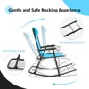 Tangkula Foldable Rocking Chair Zero Gravity Lounge Rocker with Headrest Outdoor Portable Rocker Blue/Gray/Navy/Red/Beige - 4 of 4