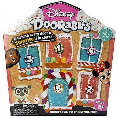 Disney Doorables Series 5 Countdown to Christmas Mystery Figure 5-Pack