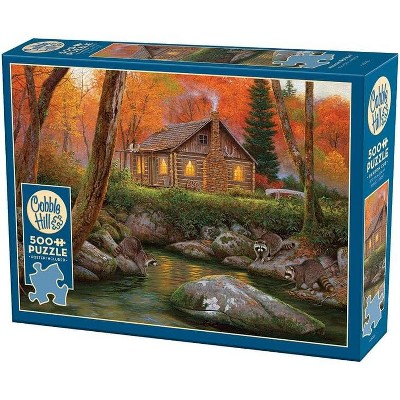 Cobble Hill 500 Piece Jigsaw Puzzle - Weekend Retreat (Poster Included)