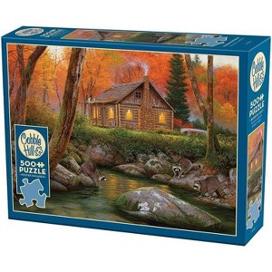 Cobble Hill 500 Piece Jigsaw Puzzle - Weekend Retreat (Poster Included) - 1 of 3