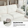 NicBex Queen Size Convertible Sofa Bed Loveseat Couch with Thicked Cushions & Side Storage,Color Blocking Sleeper Sofa for Living Room,Bedroom - 3 of 4