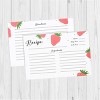 Outshine Co Premium Recipe Cards 3x5 Inches, Strawberry Design (Set of 50) - 4 of 4