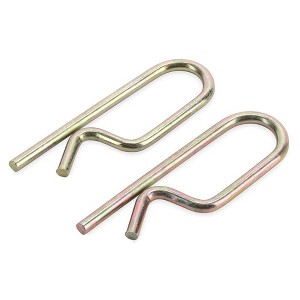Camco 48028 Eaz Lift Metal Replacement Clamshelled Hook Up Wire Clips for Eaz Lift Weight Distributing Hitch Quick Hook Up Brackets, Pack of 2 - 1 of 4