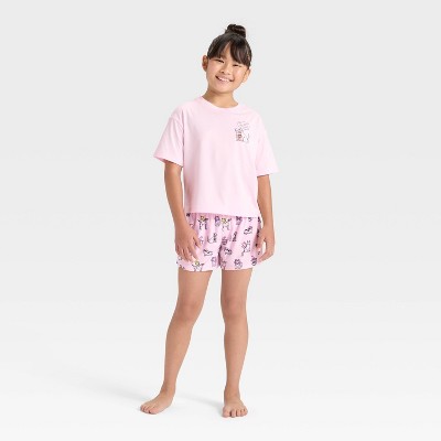 Girls' 2pc Halloween Short Sleeve Pajama Set - Cat & Jack™