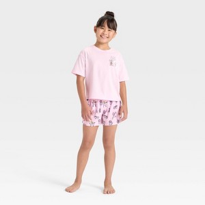 Girls' 2pc Halloween Short Sleeve Pajama Set - Cat & Jack™ - 1 of 4
