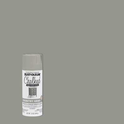 Rust-Oleum 12oz Chalked Ultra Matte Spray Paint Aged Gray