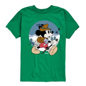 Boys' - Disney - Alpine Mickey Short Sleeve Graphic T-Shirt - 1 of 4