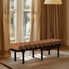 Meridian Furniture,Landon Vegan Leather Bench - 2 of 4