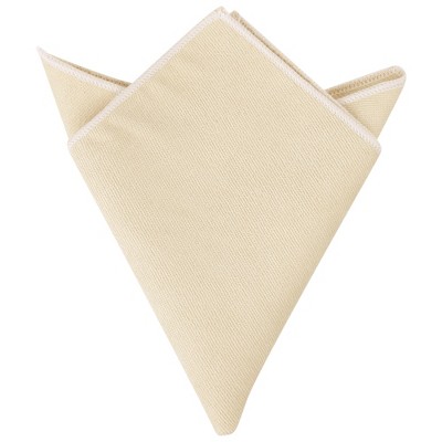INSPIRE CHIC Men's Cotton Solid Color Formal Suit Pocket Squares