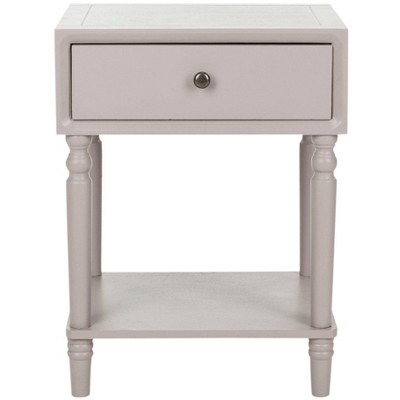 Siobhan Nightstand with Storage Gray - Safavieh