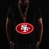 NFL Fan Chain, Big Neon Light Up Team Logo - San Francisco 49ers - 3 of 4
