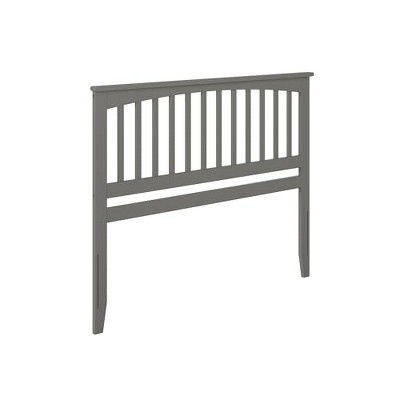 AFI Furnishings Mission King Headboard with Turbo Charger in Grey